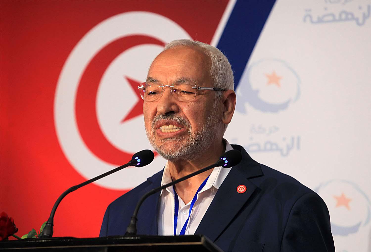Parliament Speaker and Ennhadha leader Rached Ghannouchi 