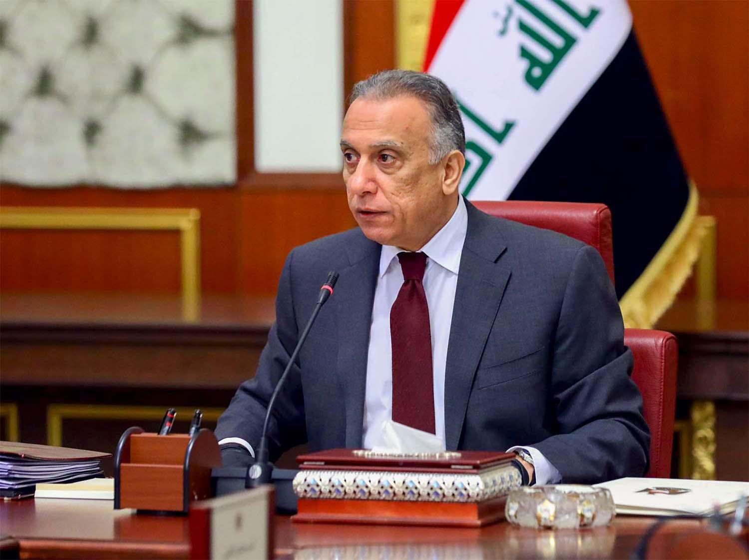 Iraqi Prime Minister Mustafa Kadhemi
