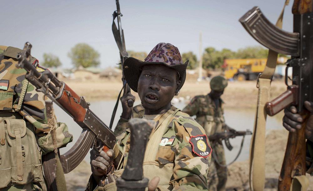 عناصر من القوات الحكومية في جنوب السودان