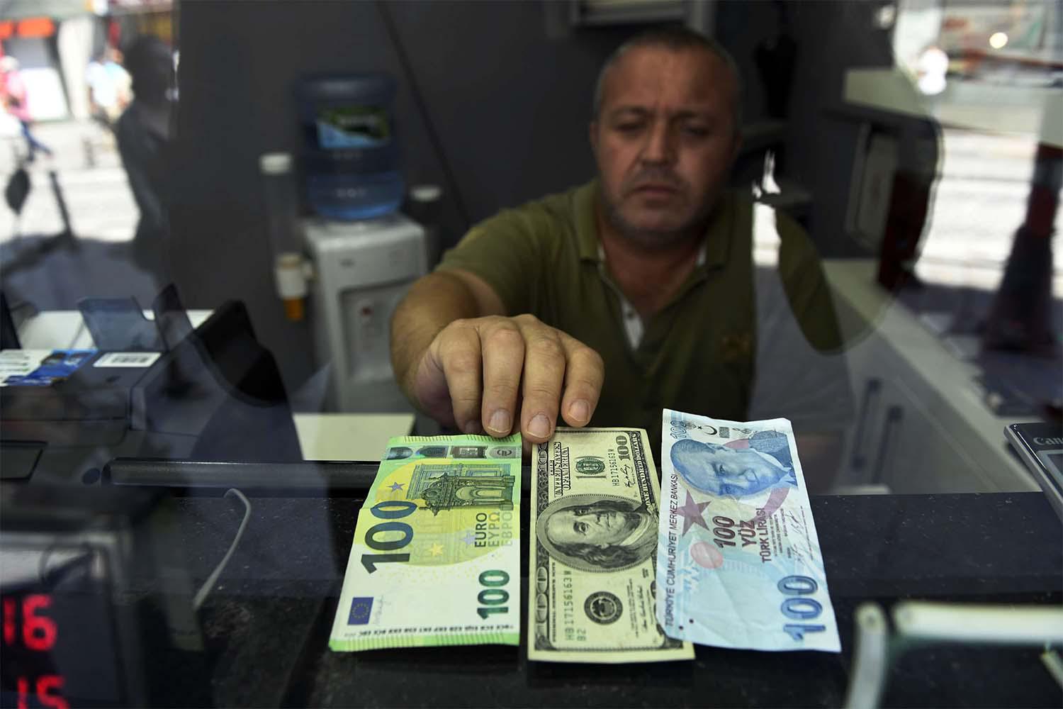 Since January 1, the Turkish currency has lost nearly 20 percent of its value against the dollar