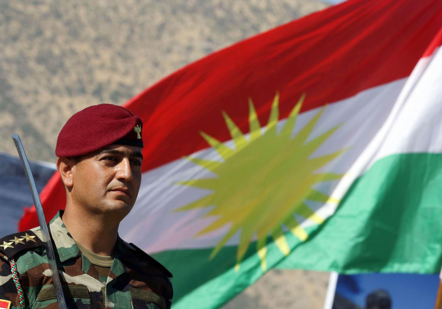 ضابط في قوات البيشمركة الكردية في شمال العراق