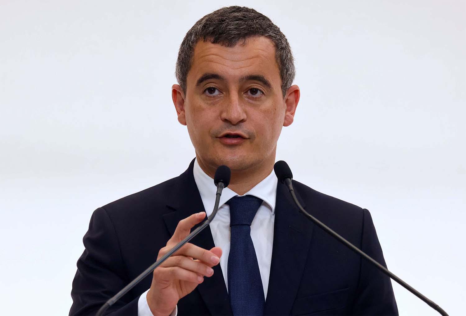 French interior minister Gerald Darmanin