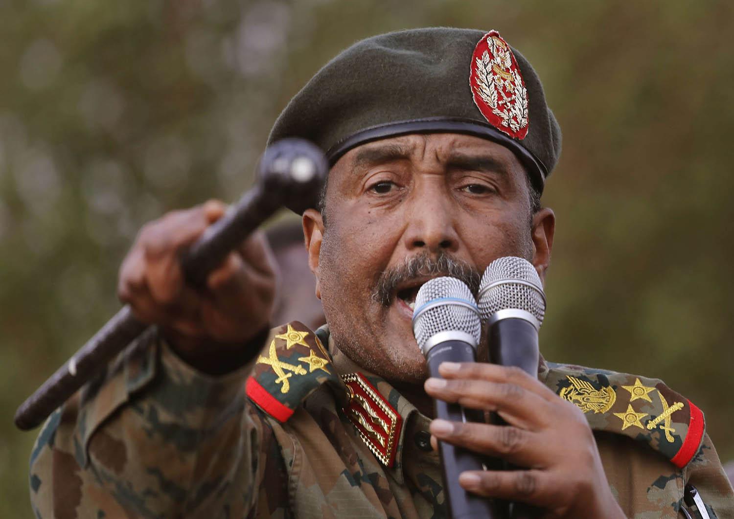 رئيس المجلس الانتقالي في السودان عبدالفتاح البرهان