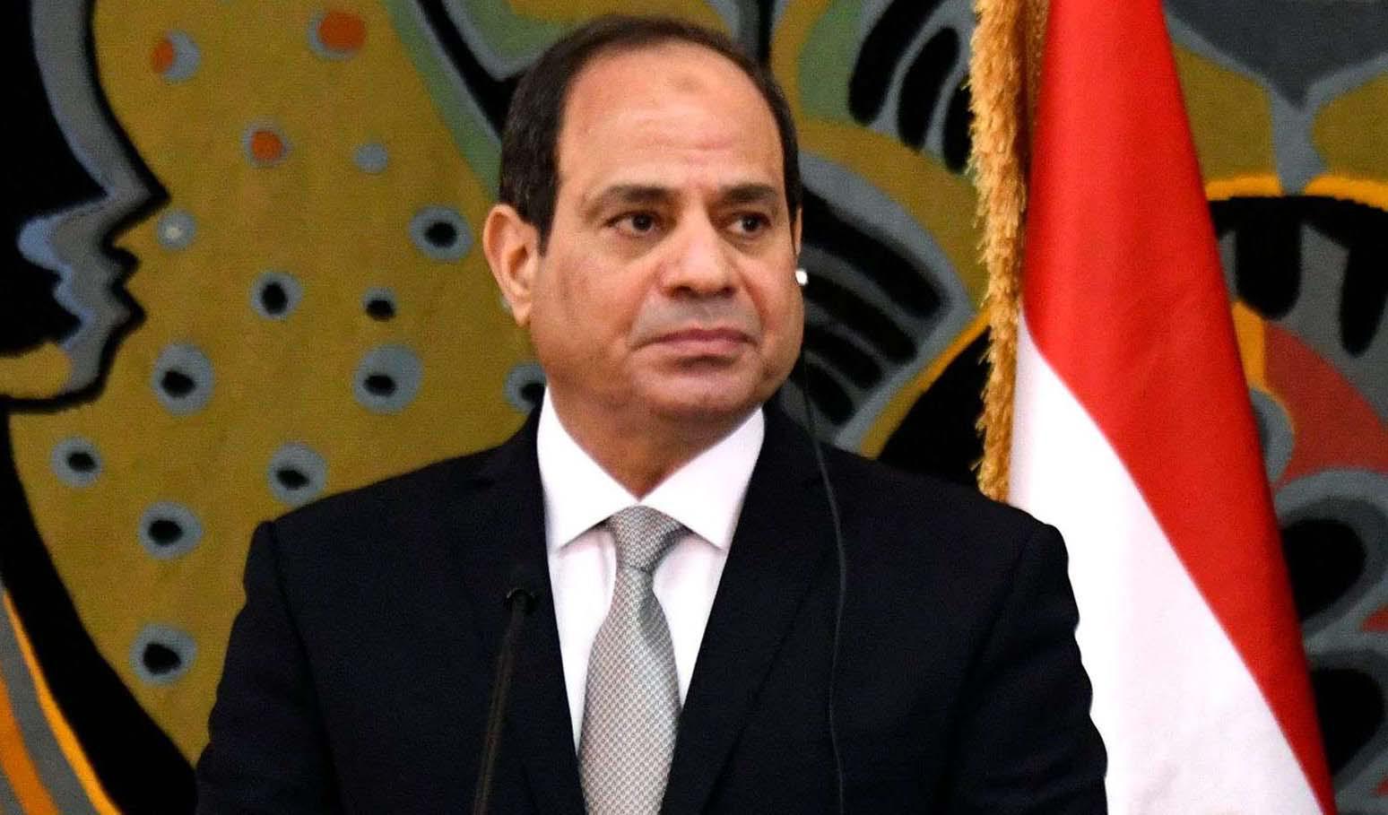 Sisi says he firmly rejects any form of violence or terrorism from anyone in the name of defending religion