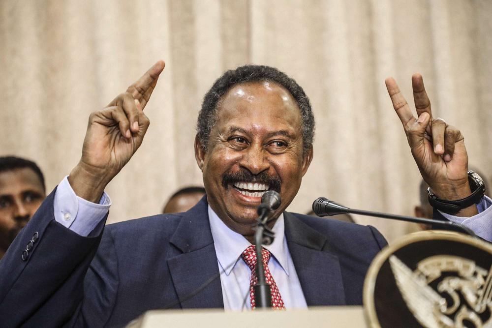 عبدالله حمدوك رئيس الحكومة السودانية