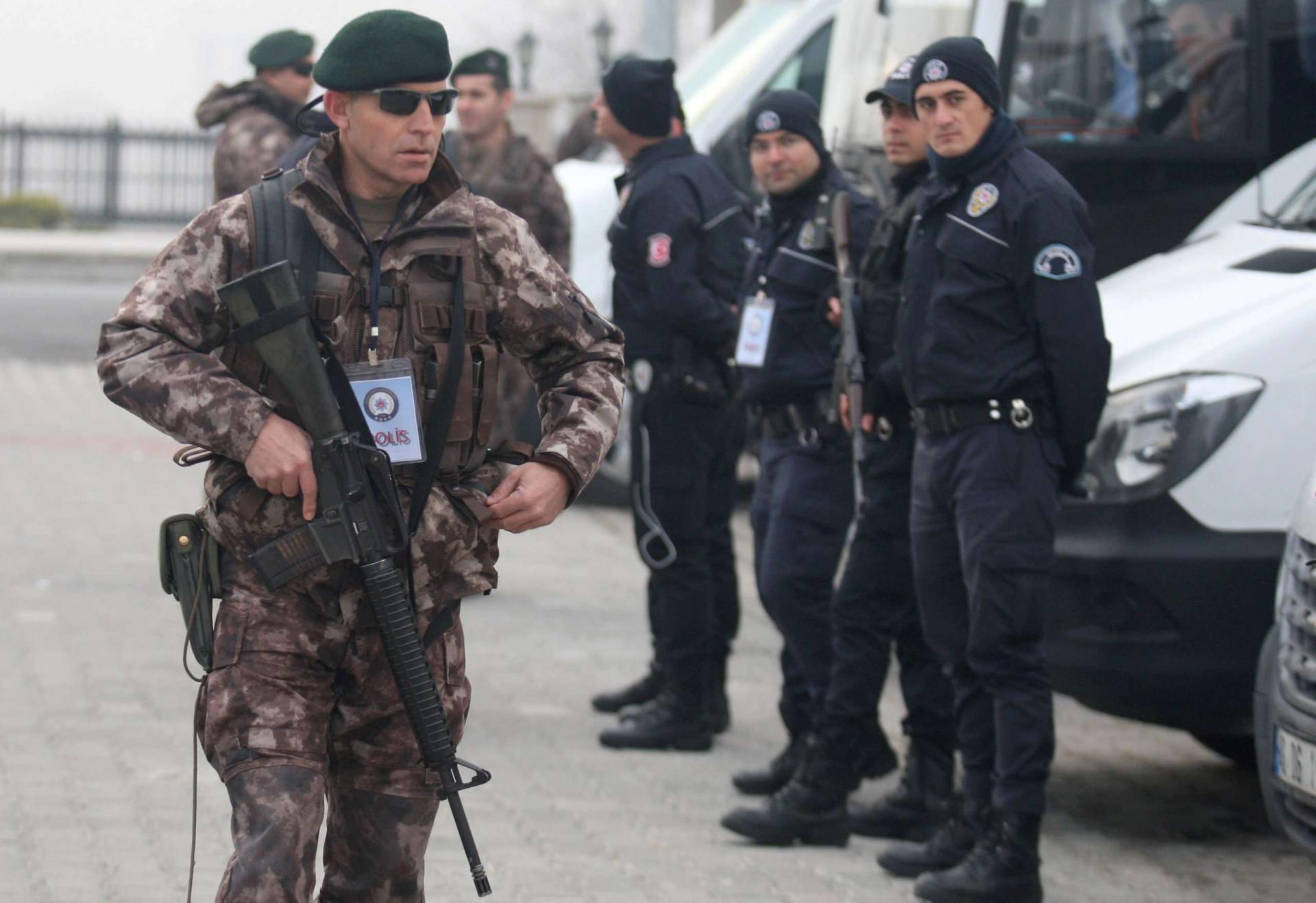 قوات الأمن التركية