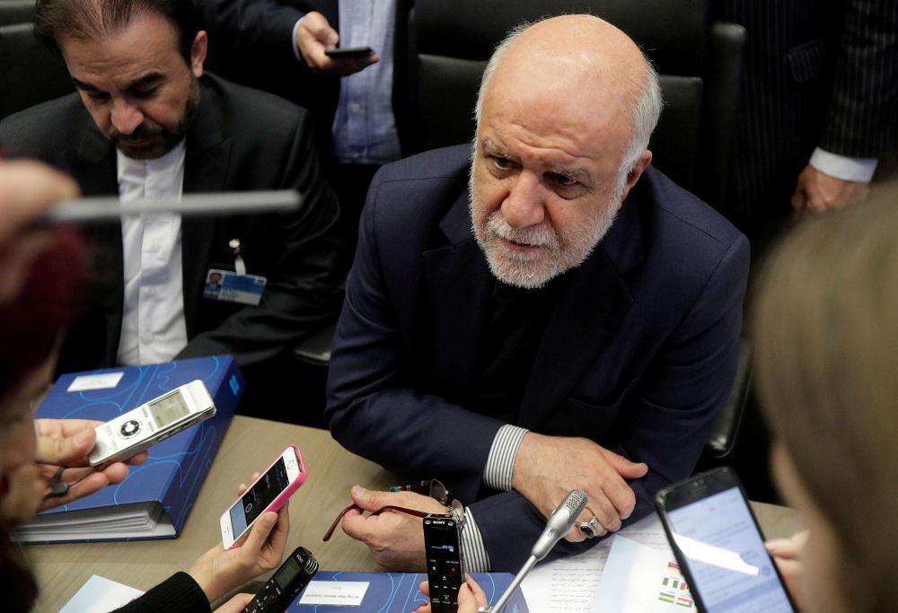 وزير النفط الايراني بيغن زنغنه 