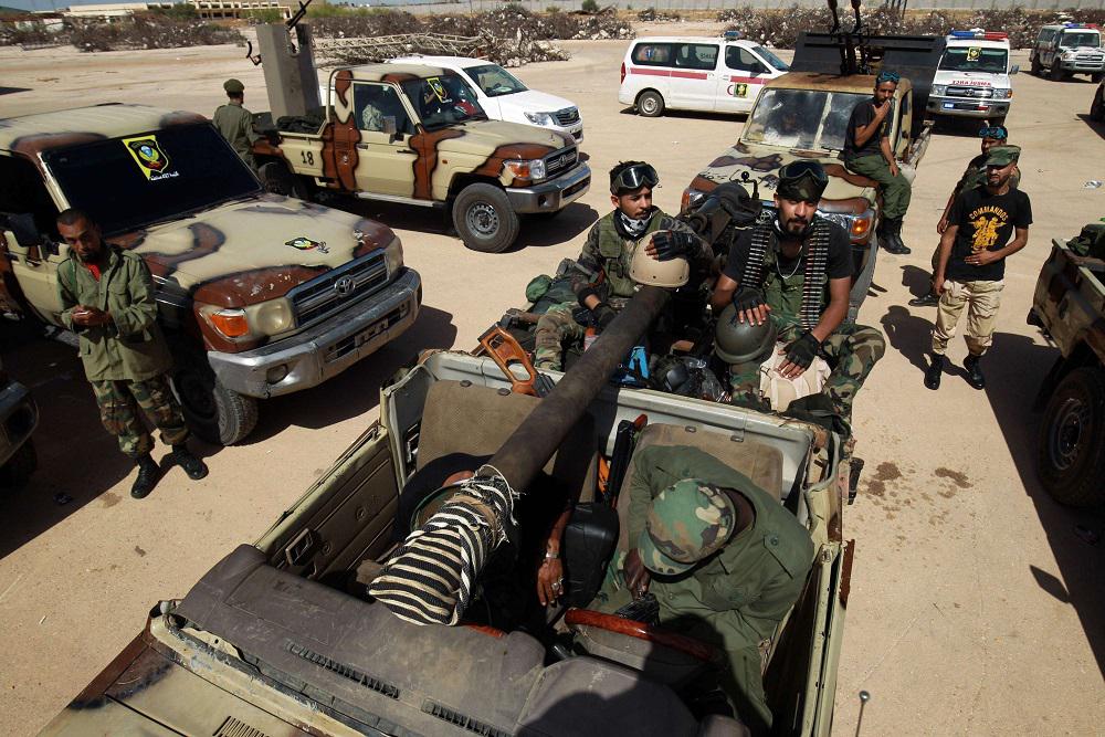 عناصر من القوات الخاصة للجيش الوطني الليبي الشرقي 