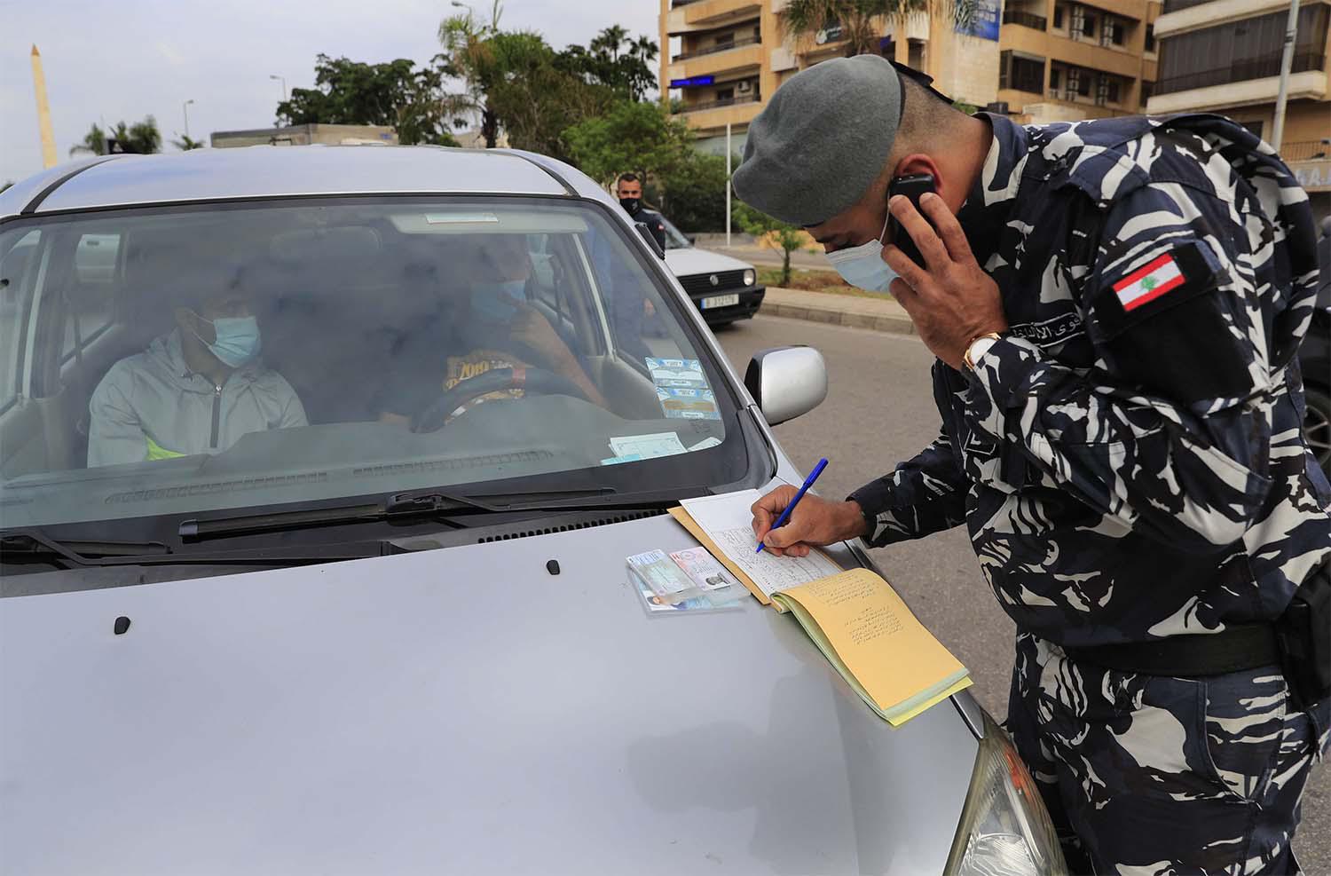 The lockdown comes after the number cases increased sharply in recent weeks around Lebanon