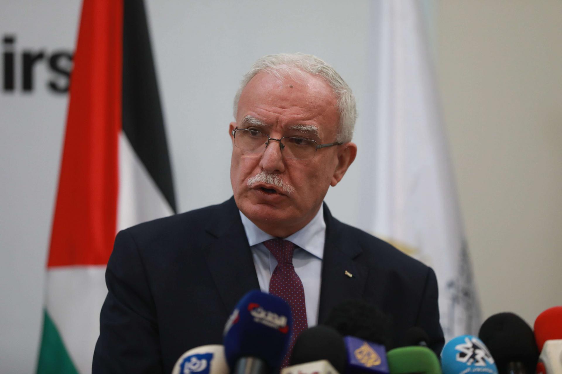 وزير الخارجية والمغتربين الفلسطيني رياض المالكي