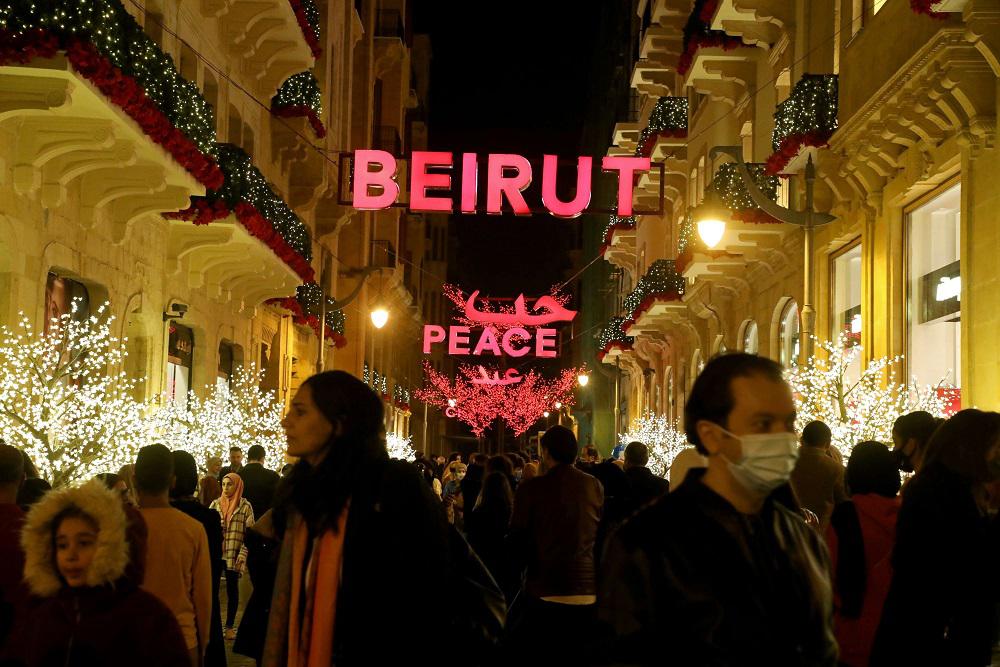 احتفالات رأس السنة في بيروت