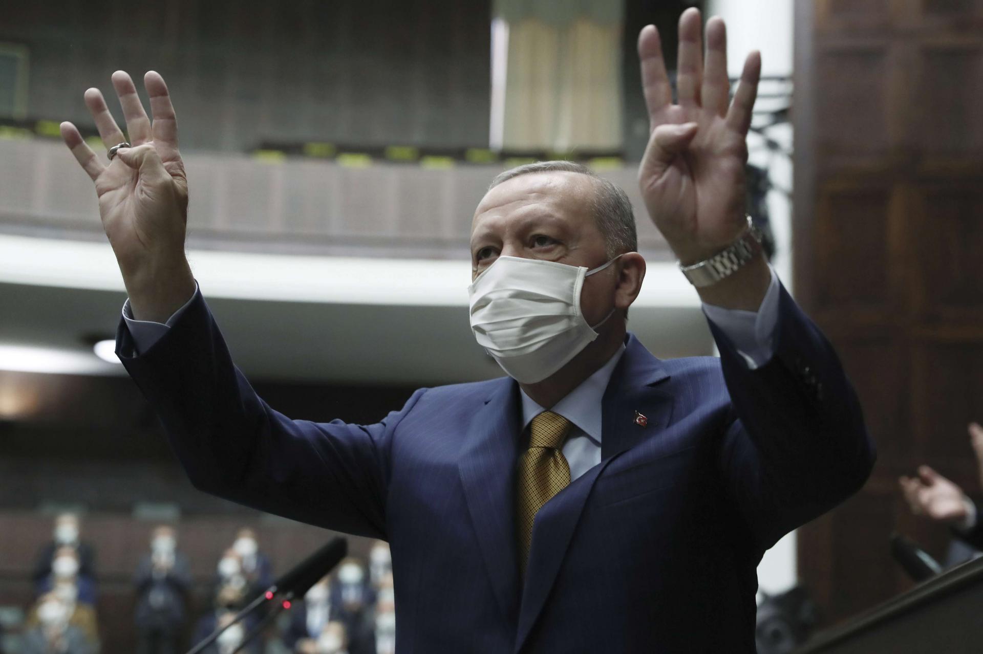 الرئبيس التركي رجب طيب أردغان