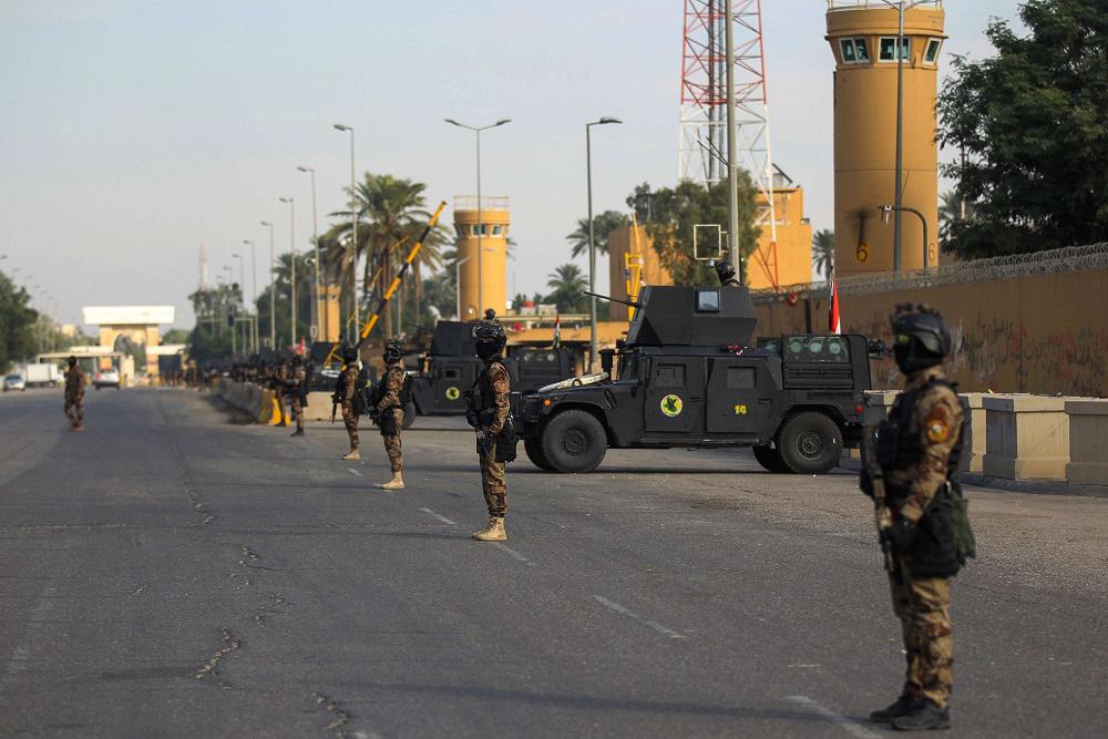 حماية السفارة الاميركية في العراق