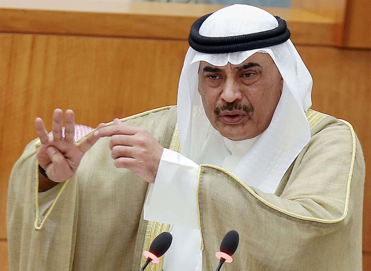 Kuwaiti prime minister Sheikh Sabah al-Khaled al-Sabah