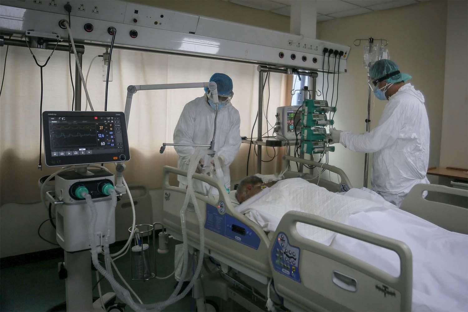 Intensive care units were at critical capacity when Lebanon ordered the lockdown 