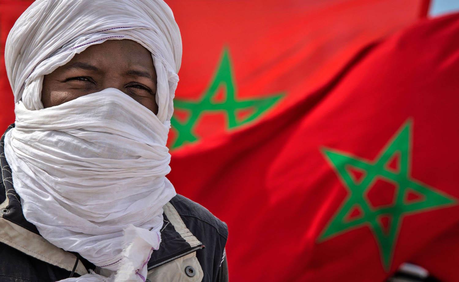 مغربي من قبائل الكركرات في نقطة العبور
