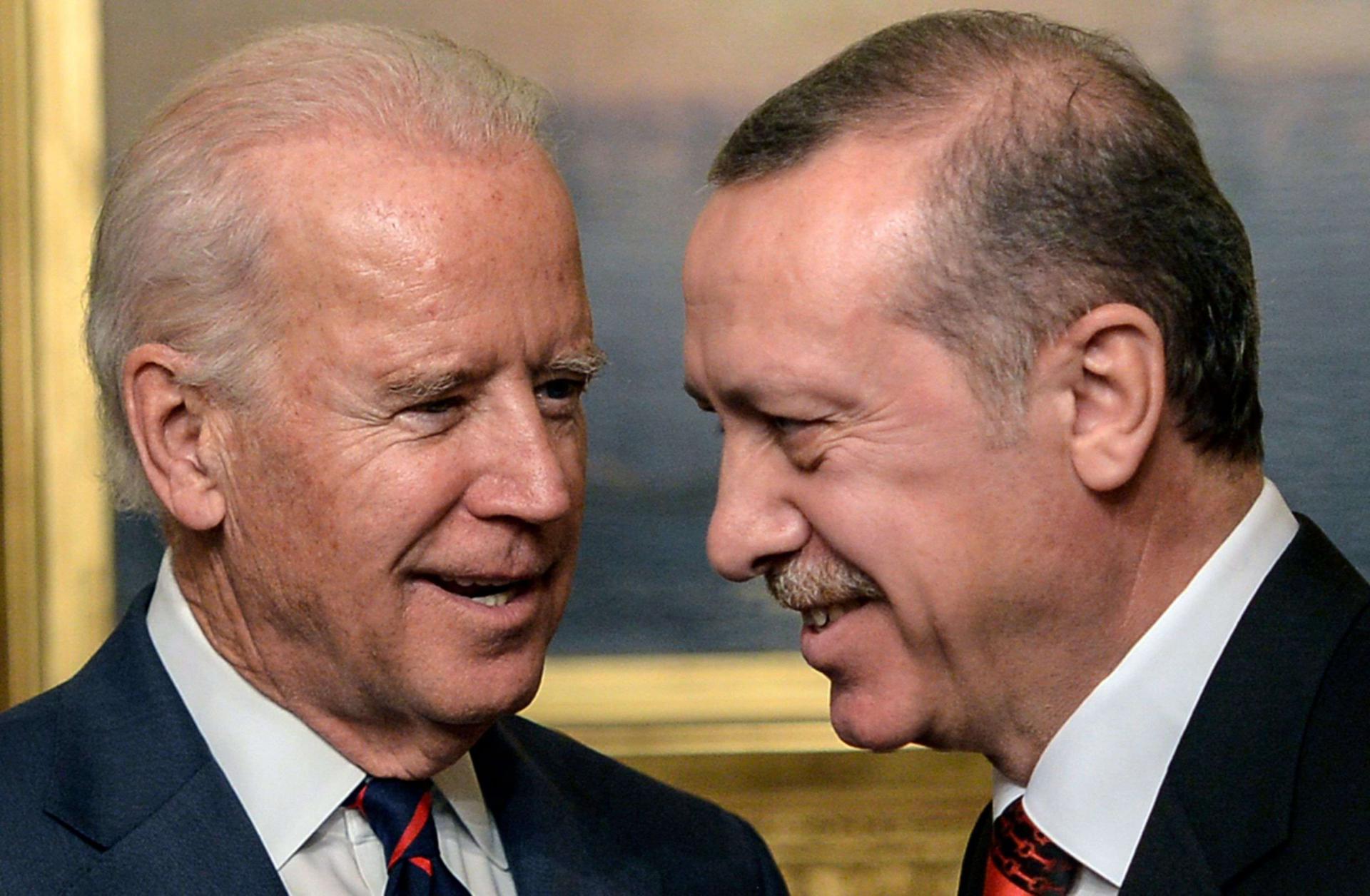 اخر لقاء جمع أردوغان وبايدن في 2014