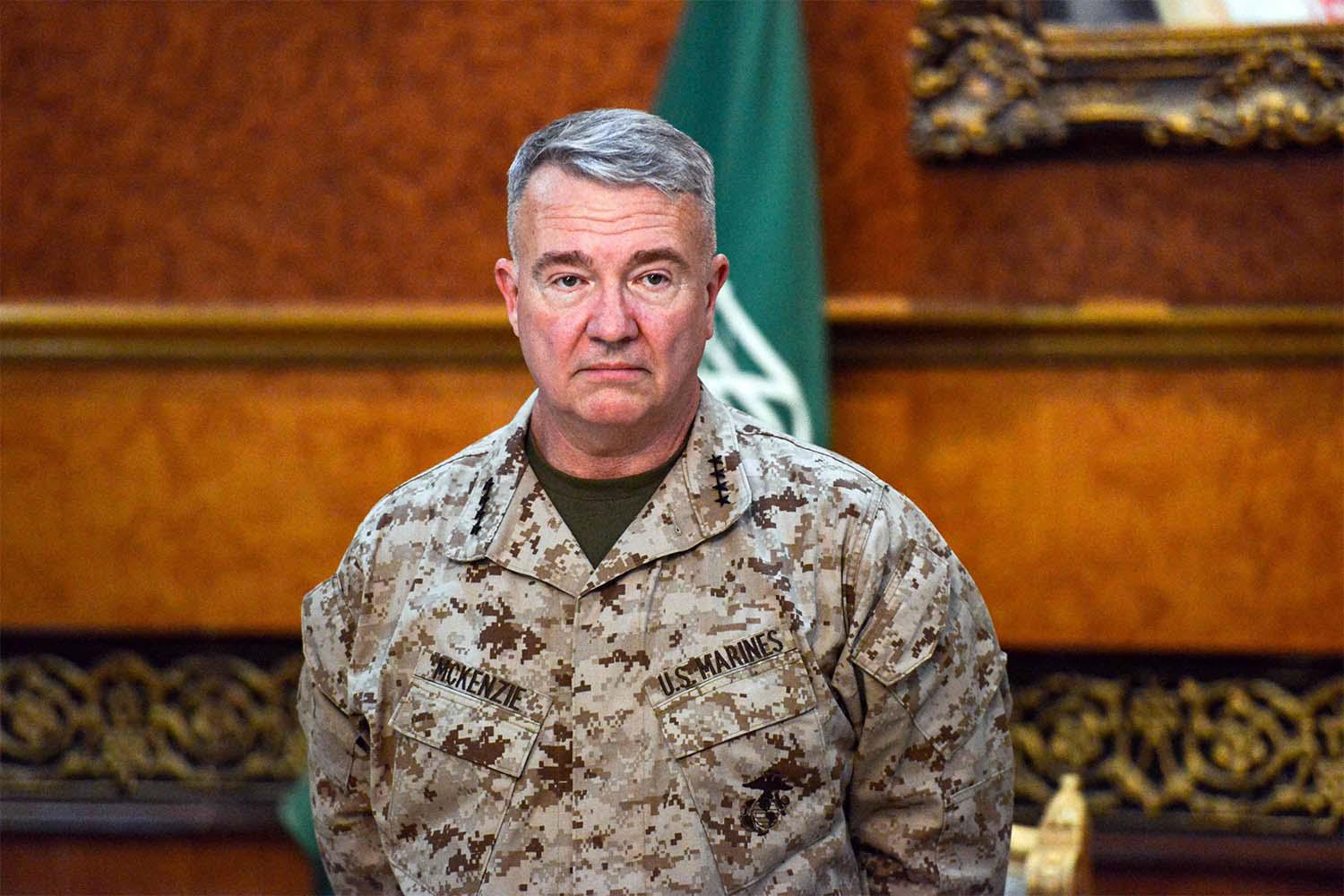 US Marine Corps General Kenneth Frank McKenzie Jr., Commander of the US Central Command 