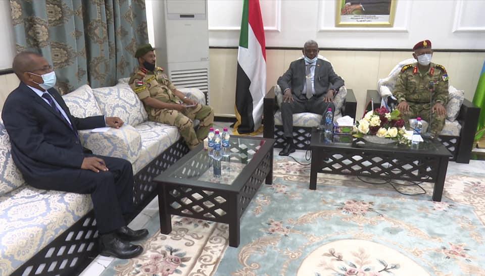 وفد من مجلس السيادة السوداني في جيبوتي لبحث النزاع الحدودي مع إثيوبيا