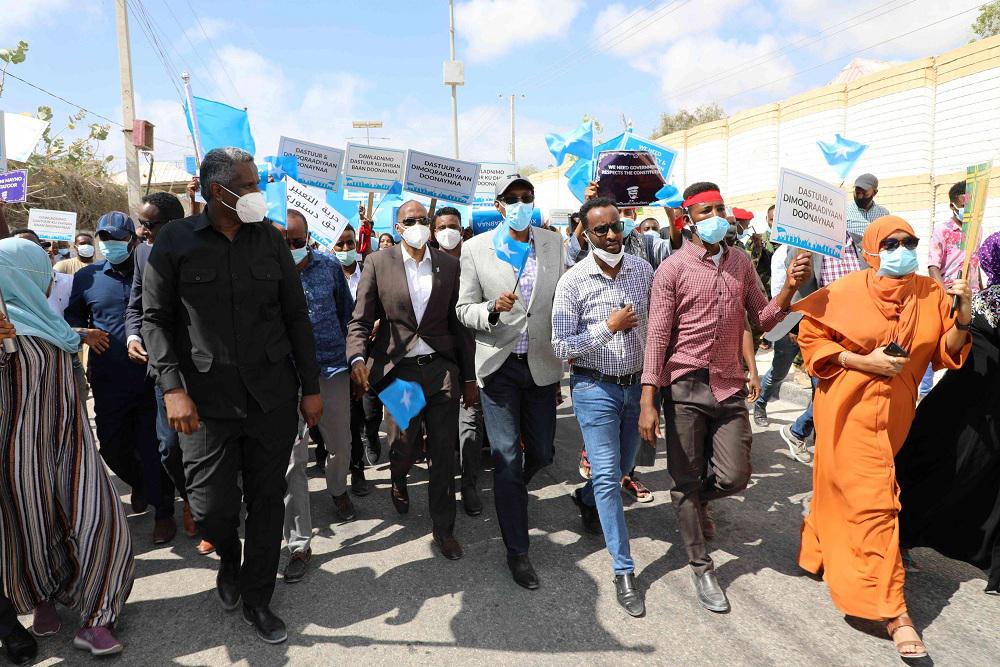 مسيرة للمعارضة الصومالية