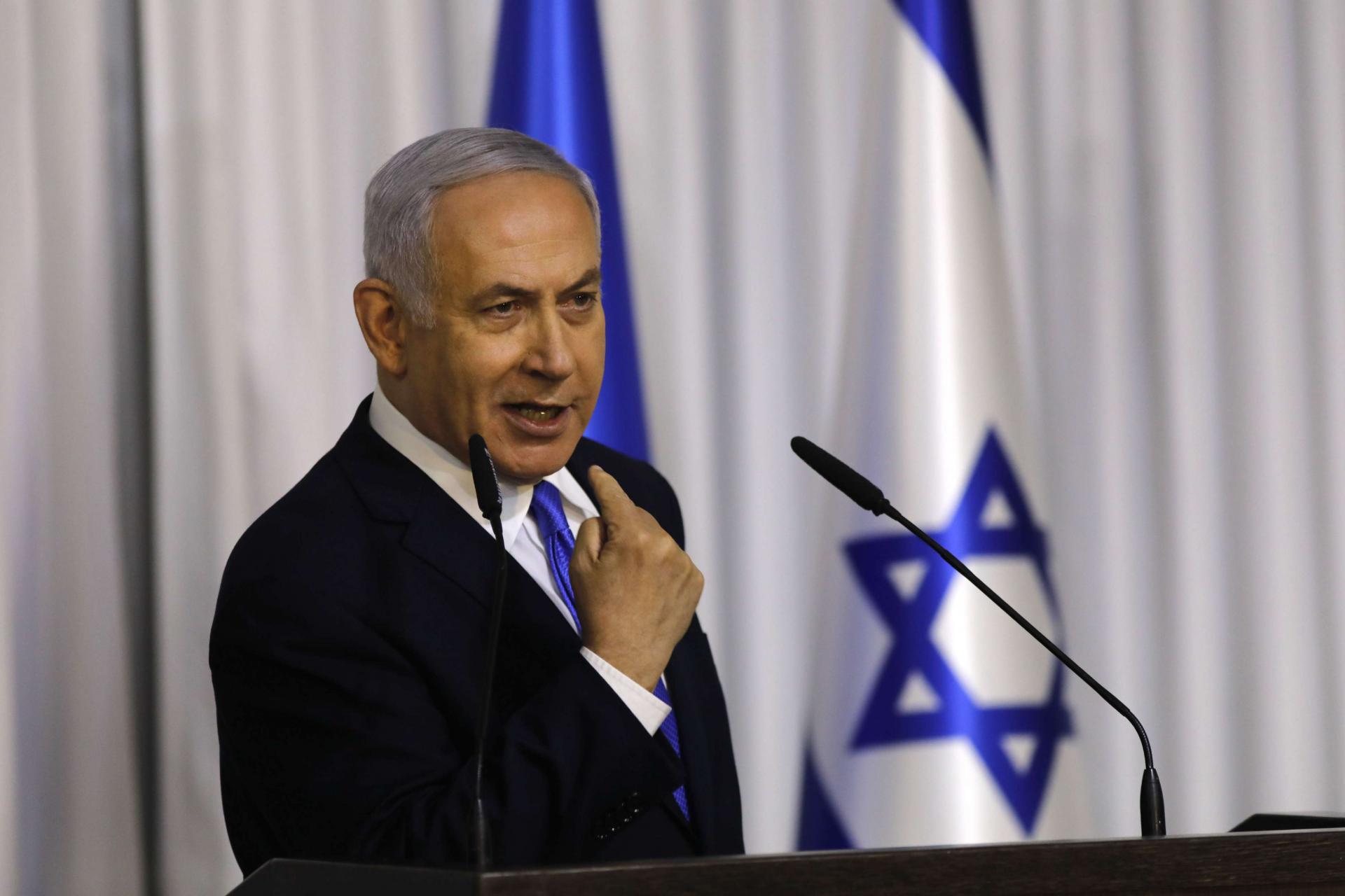 رئيس الوزراء الاسرائيلي بنيامين نتانياهو