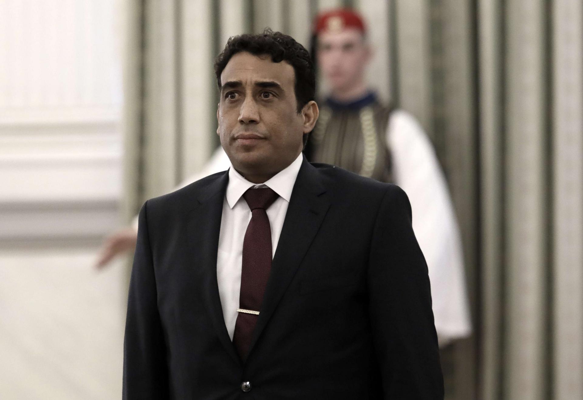 رئيس المجلس الرئاسي الليبي محمد المنفي