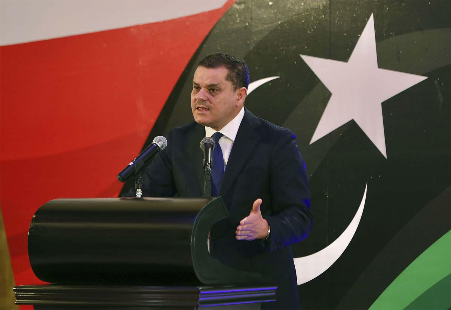 Libyan Prime Minister Abdulhamid Dbeibeh