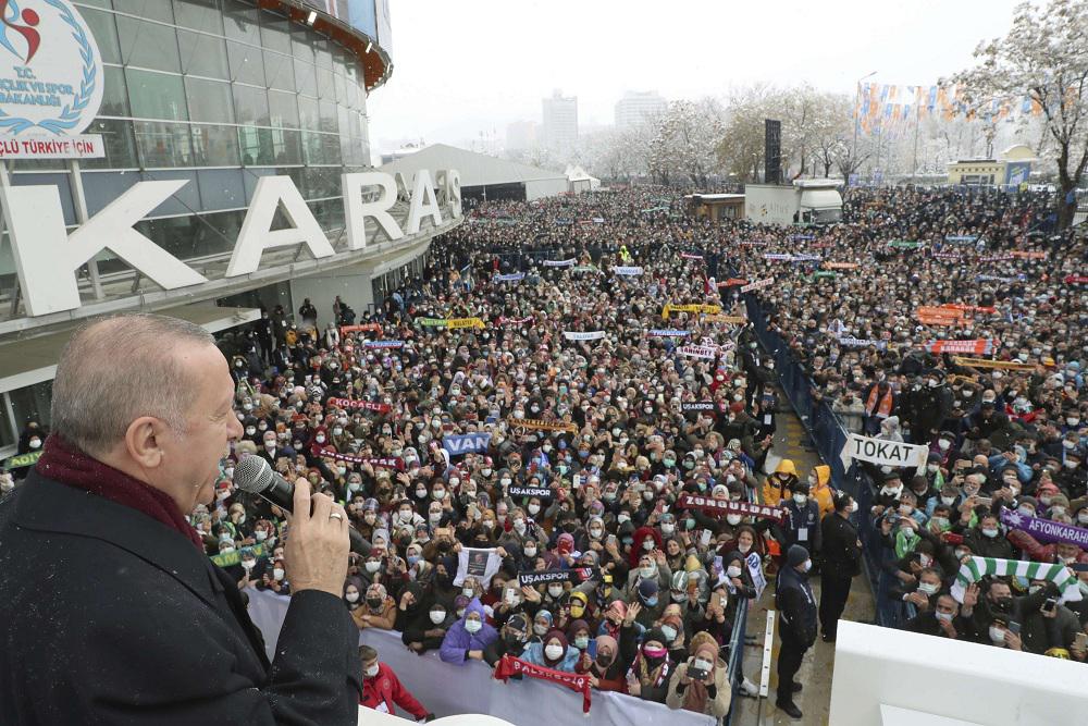الدعاية الانتخابية المبكرة تطغى على خطابات أردوغان