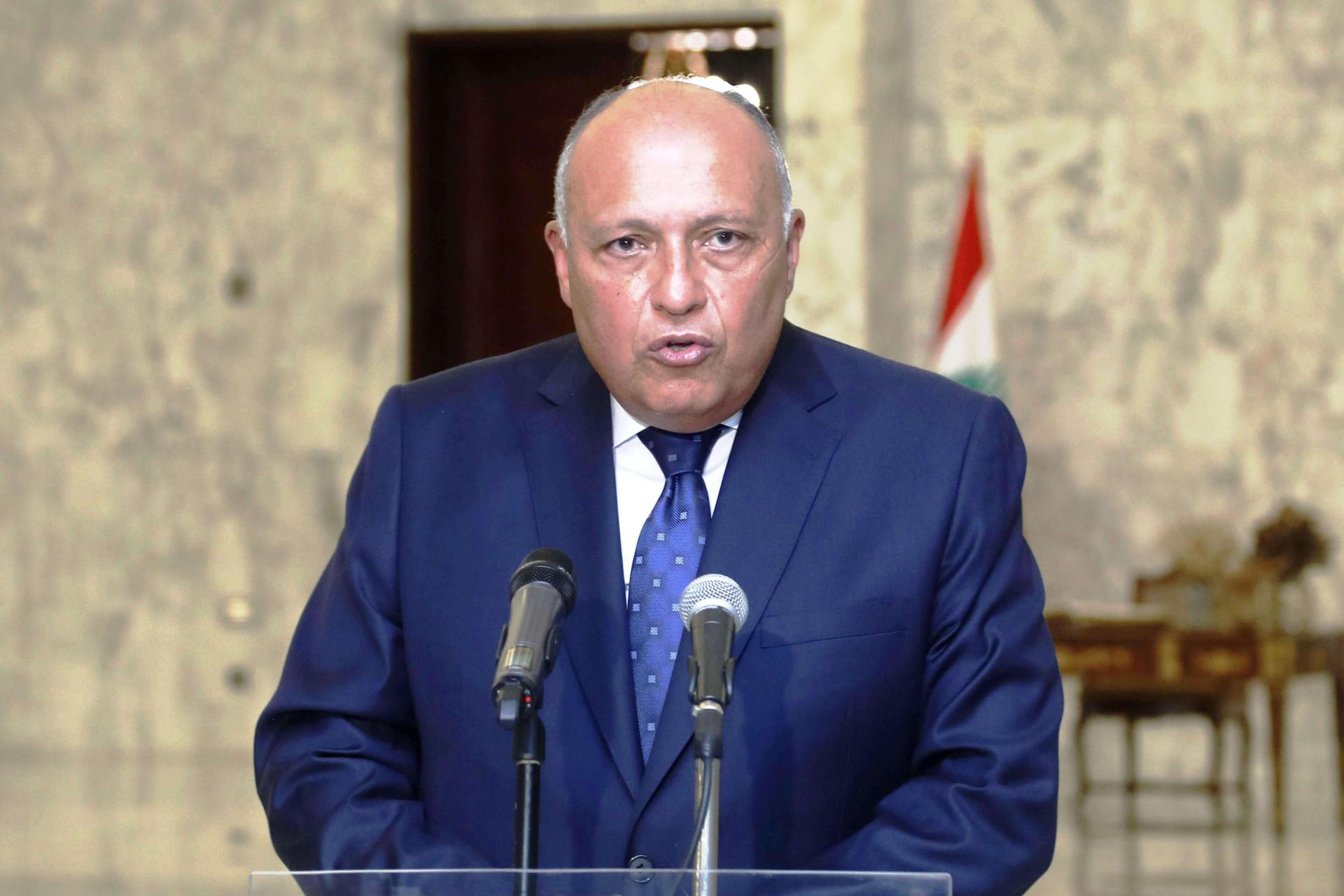 وزير الخارجية المصري سامح شكري 