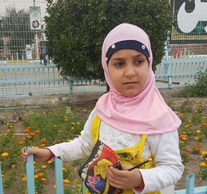 طفلة عراقية مصابة بالتوحد