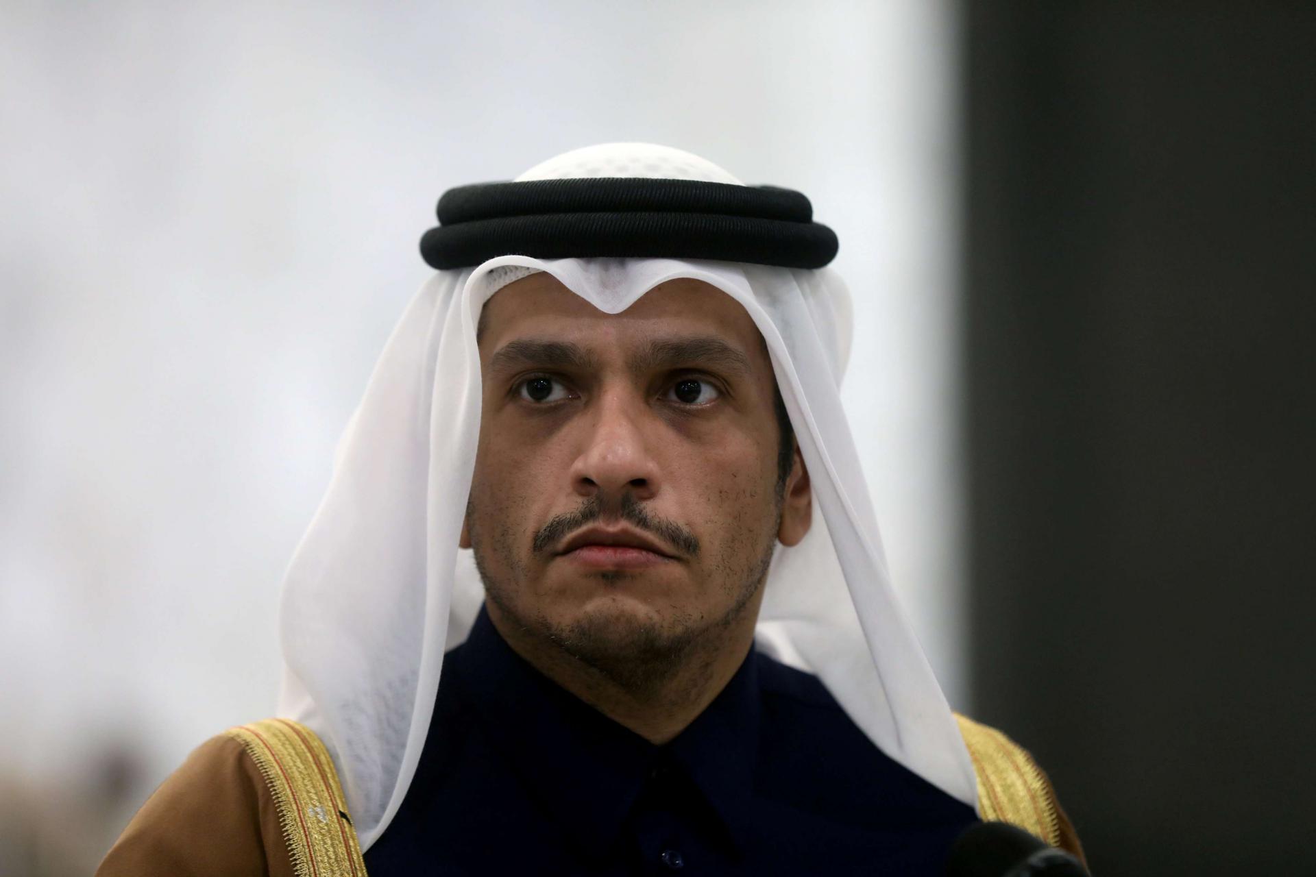 وزير الخارجية القطري الشيخ محمد بن عبدالرحمن آل ثاني 