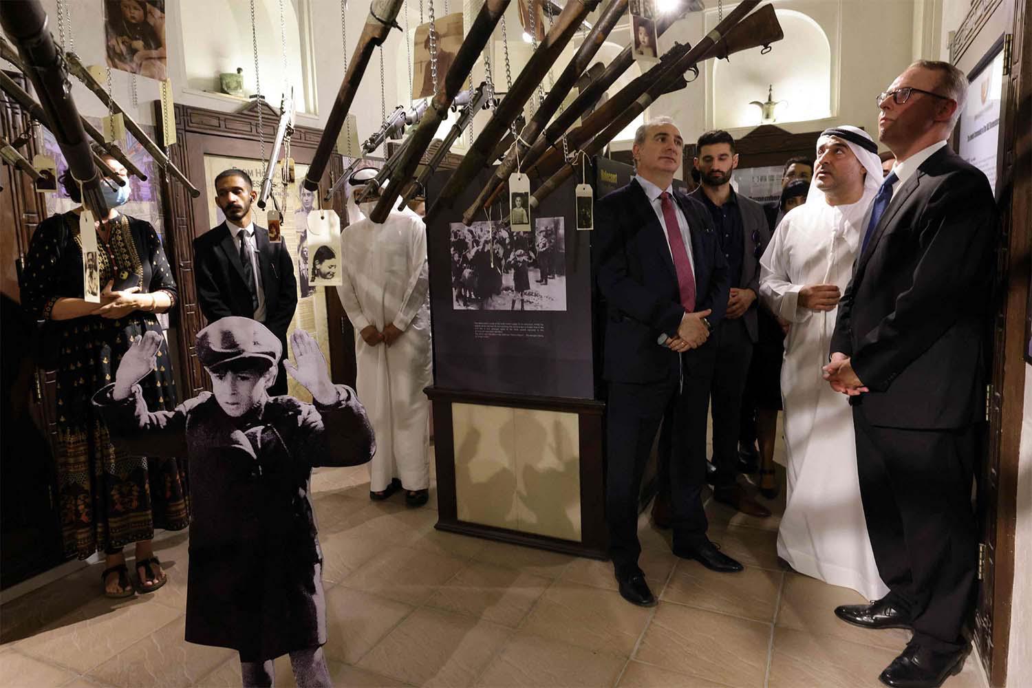 Exibition commemorating the Jewish Holocaust 