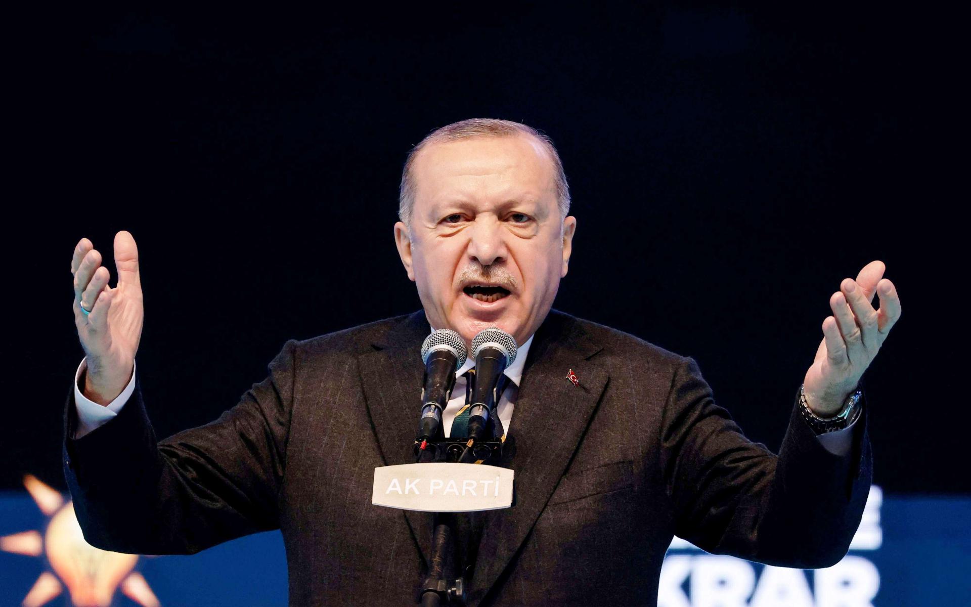 الرئيس التركي رجب طيب اردوغان