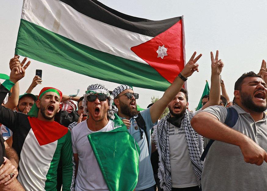 متظاهرون اردنيون