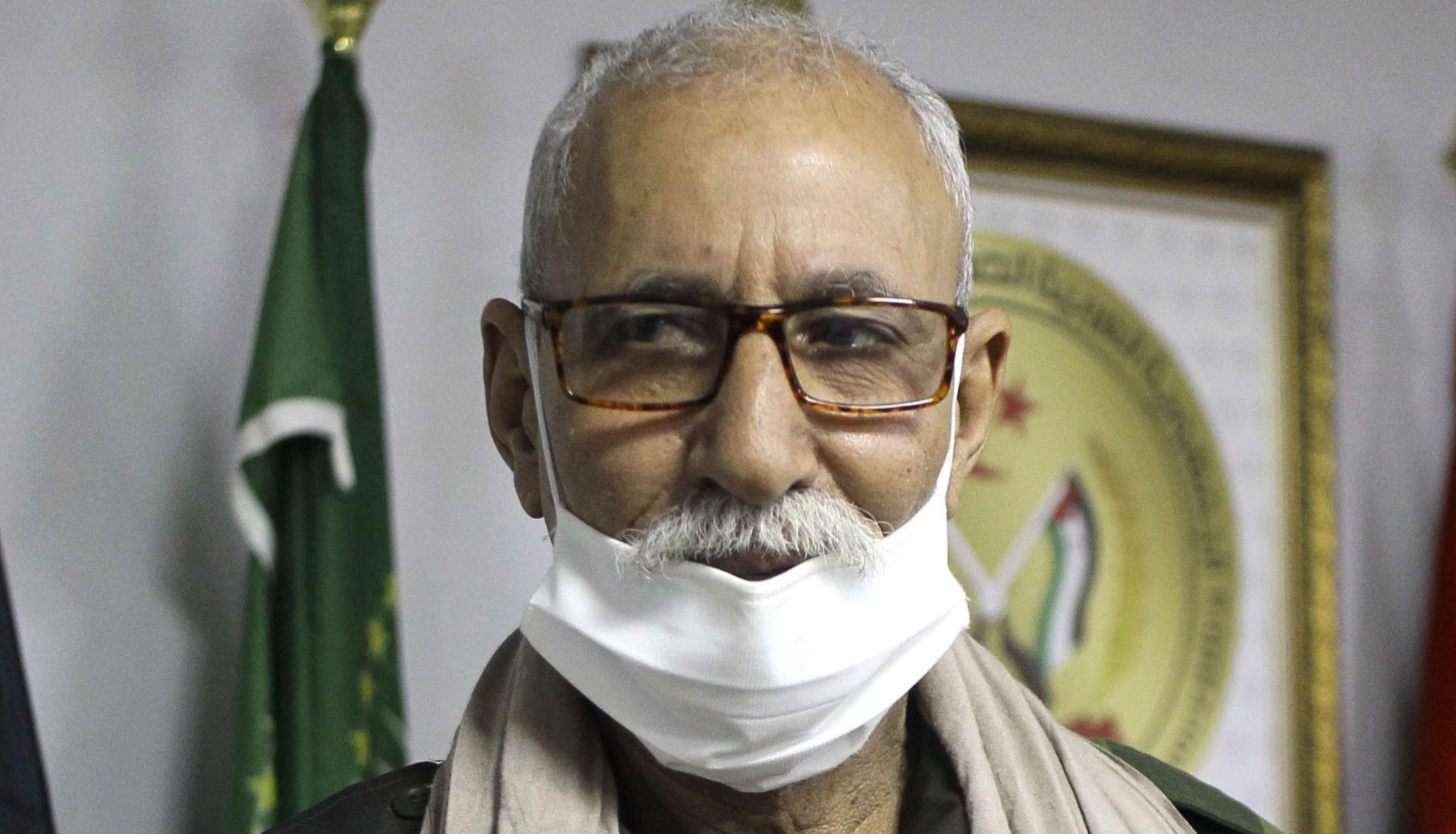 زعيم جبهة البوليساريو إبراهيم غالي