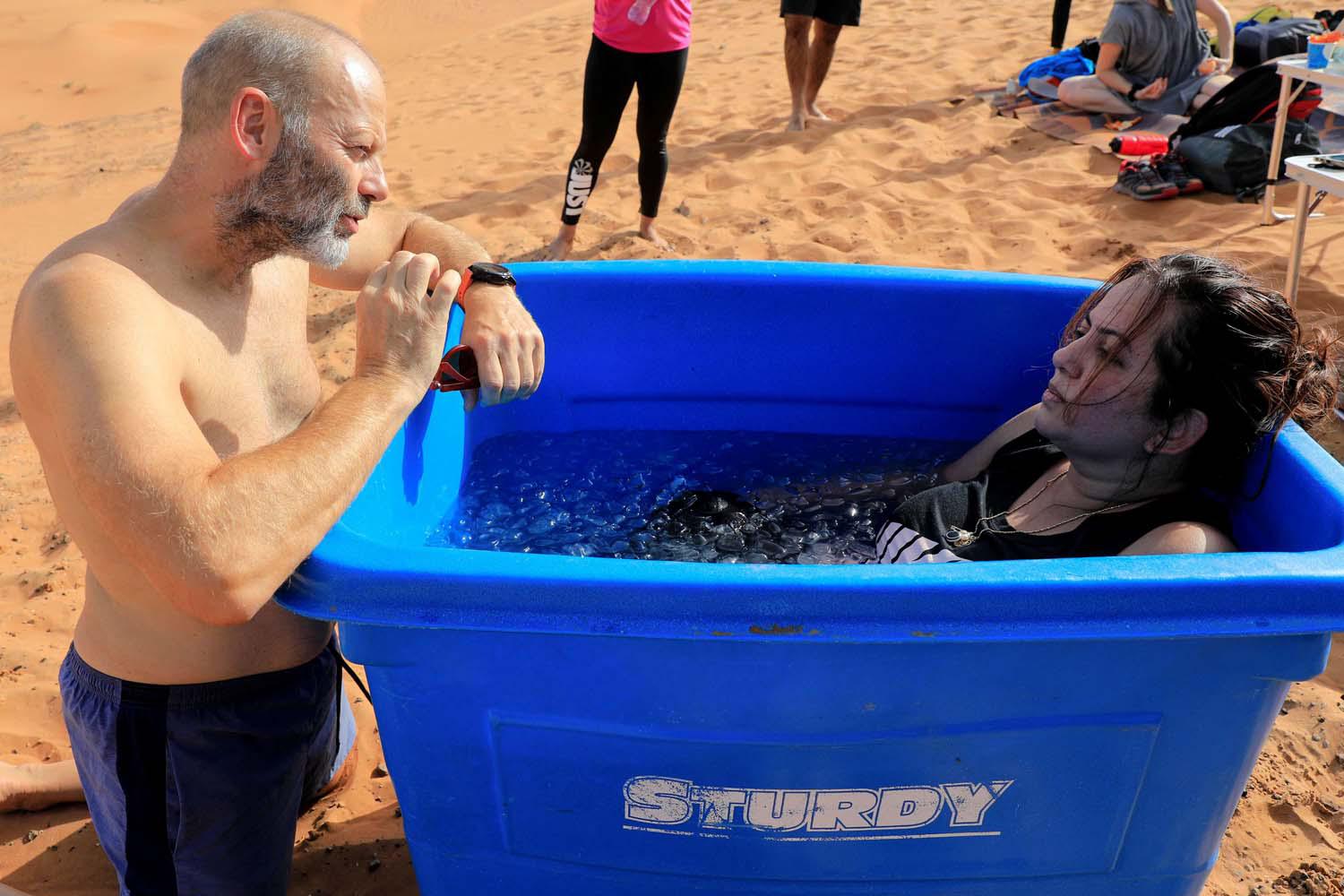 The body is exposed to extremely cold temperatures