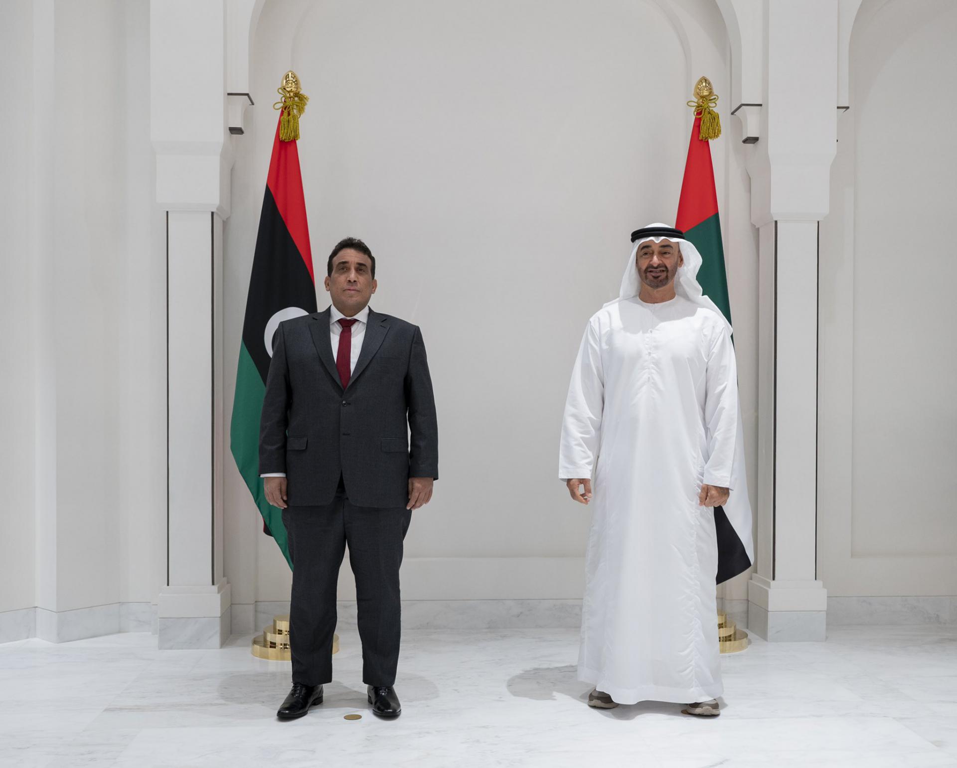 أول زيارة لرئيس المجلس الرئاسي الليبي محمد المنفي إلى الإمارات