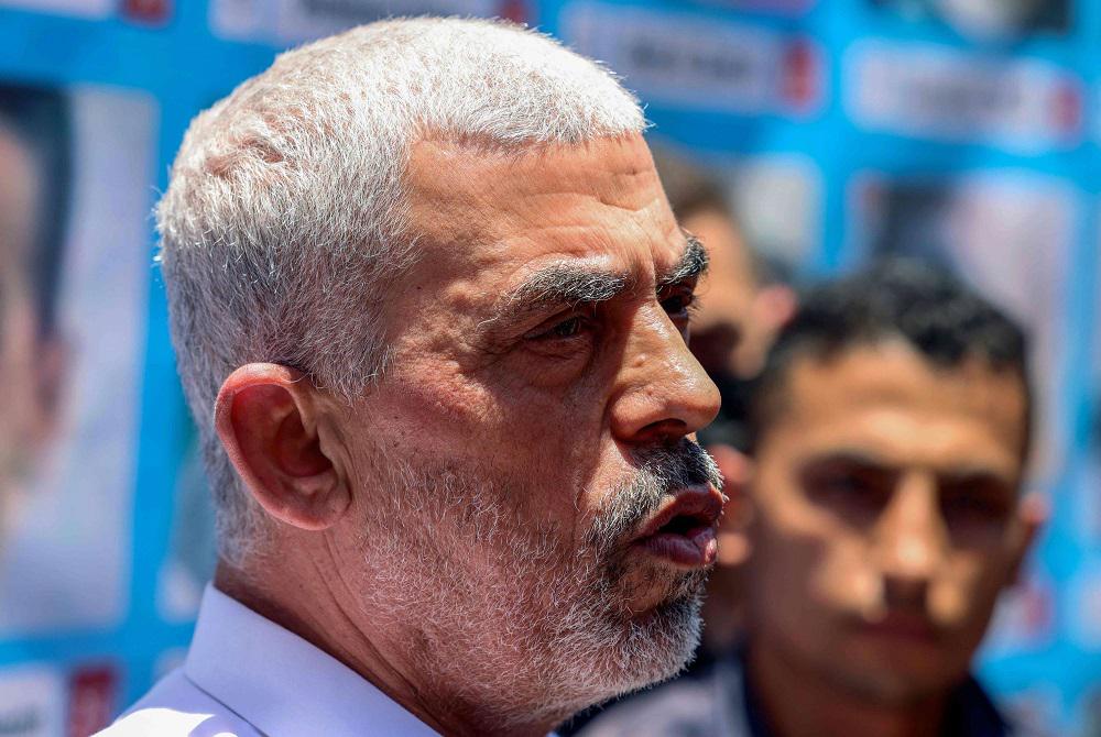 رئيس حركة حماس في قطاع غزة يحيى السنوار 