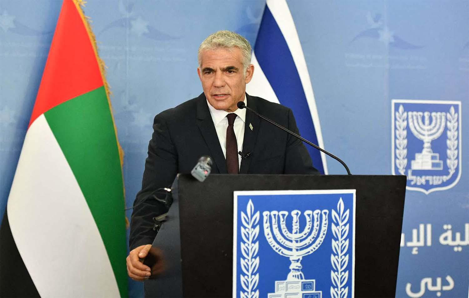 Lapid inaugurated Israel's temporary embassy in Abu Dhabi and consulate in Dubai