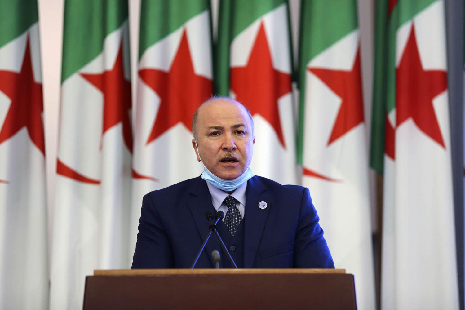 رئيس الوزراء الجزائري المكلف ايمن بن عبدالرحمن