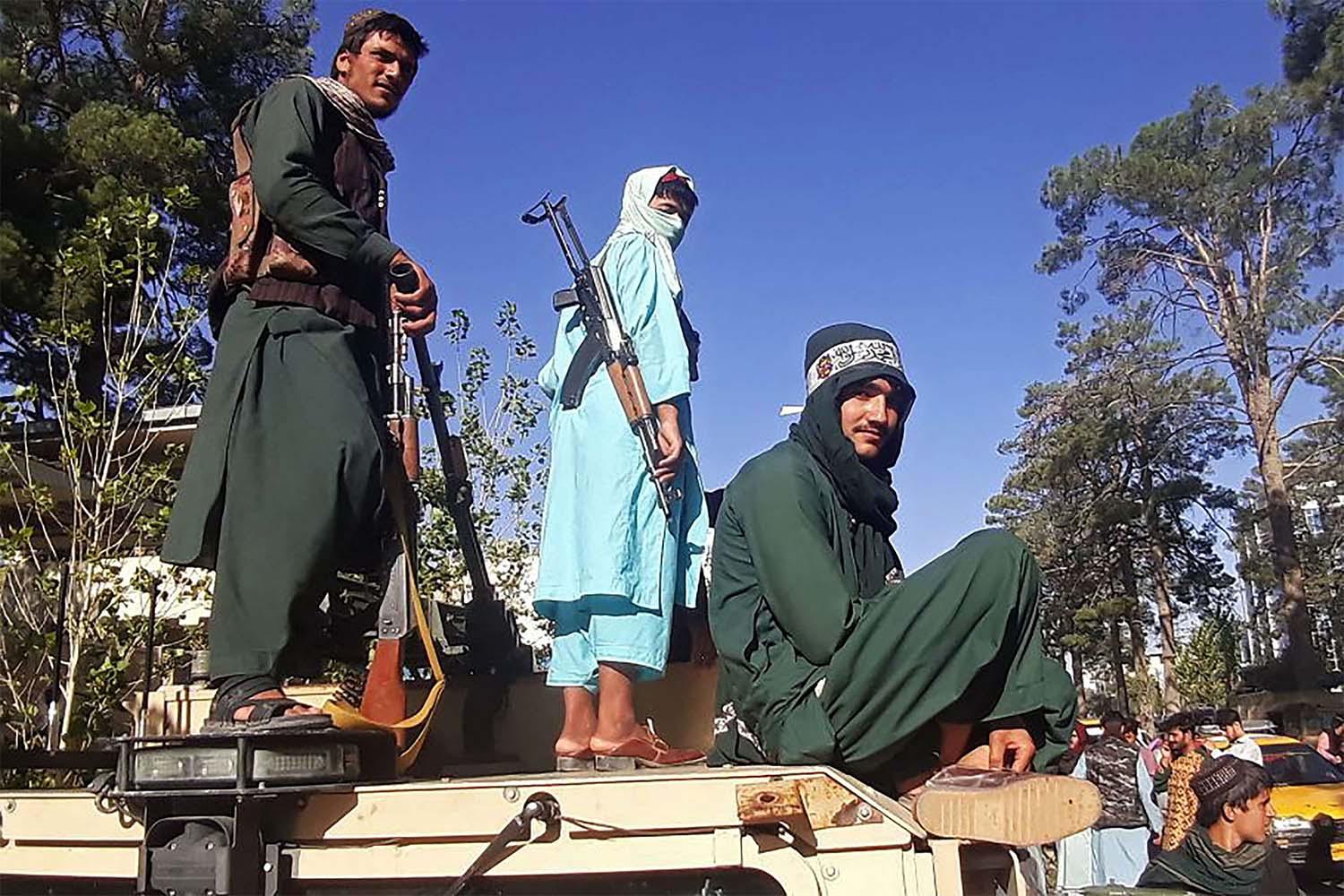 Taliban fighters