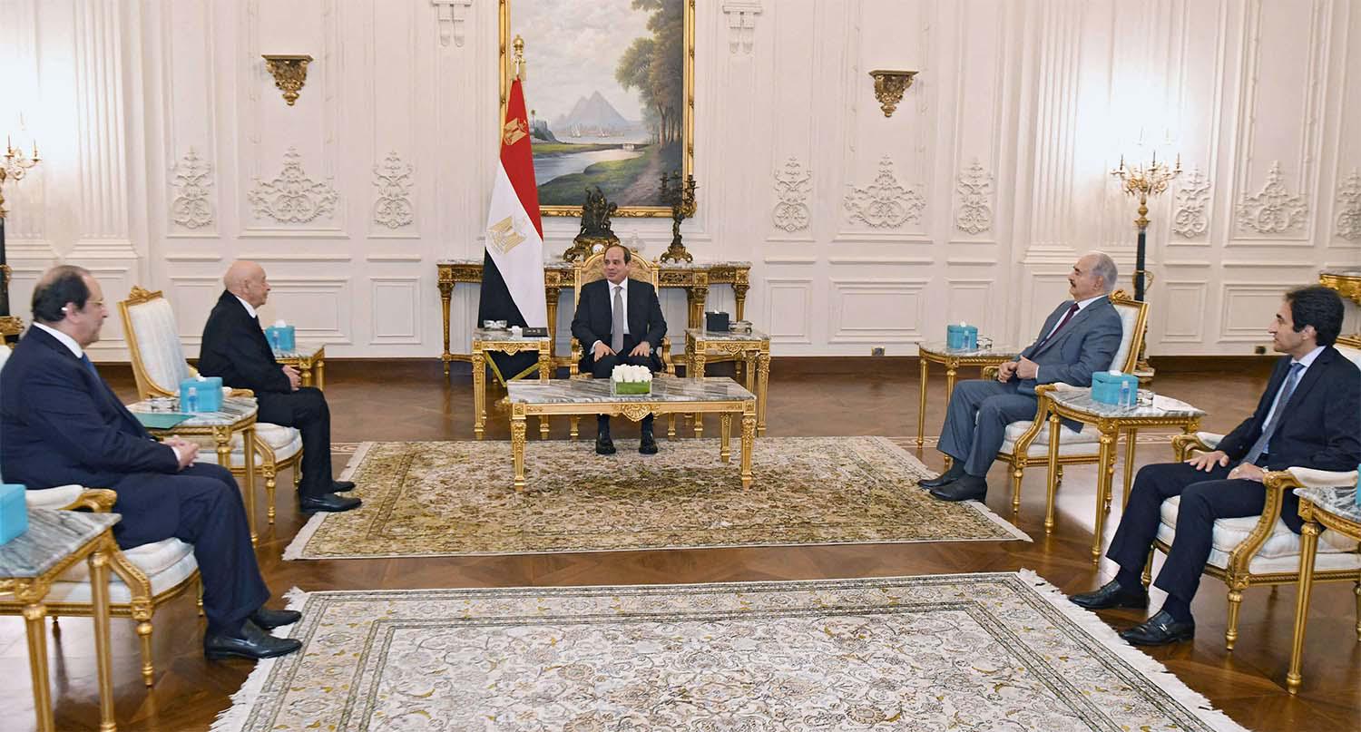 Elsisi reiterated calls for foreign forces and mercenaries to be pulled out of Libya