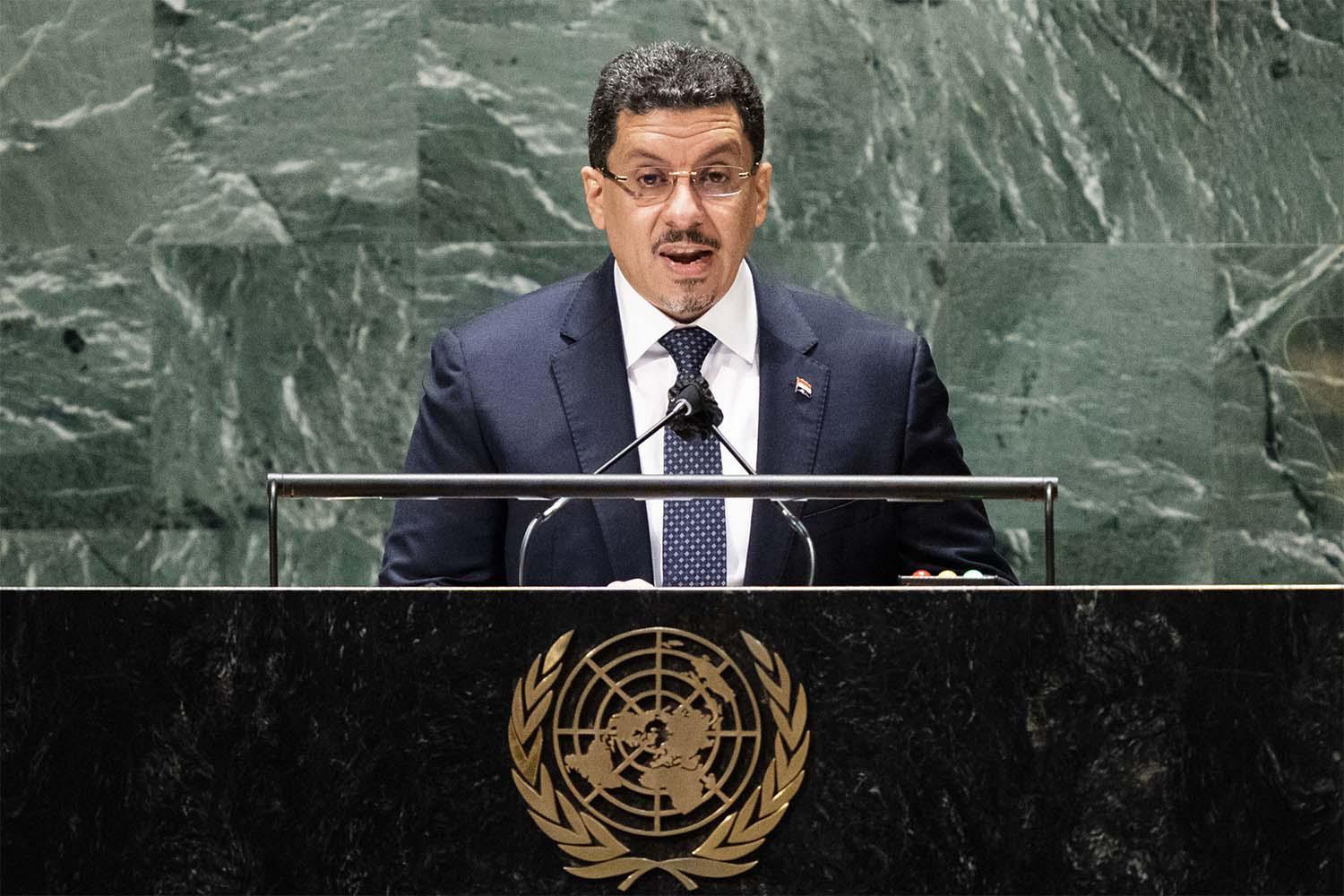 Bin Mubarak repeatedly blamed Iran for its backing of Houthi rebels