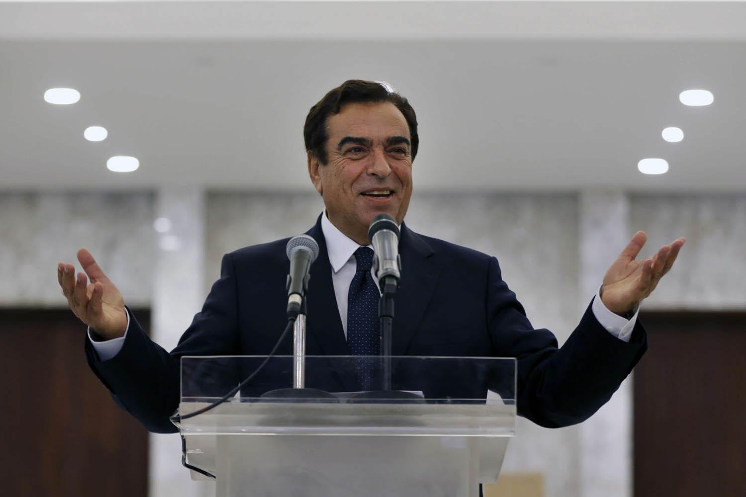 وزير الاعلام اللبناني جورج قرداحي