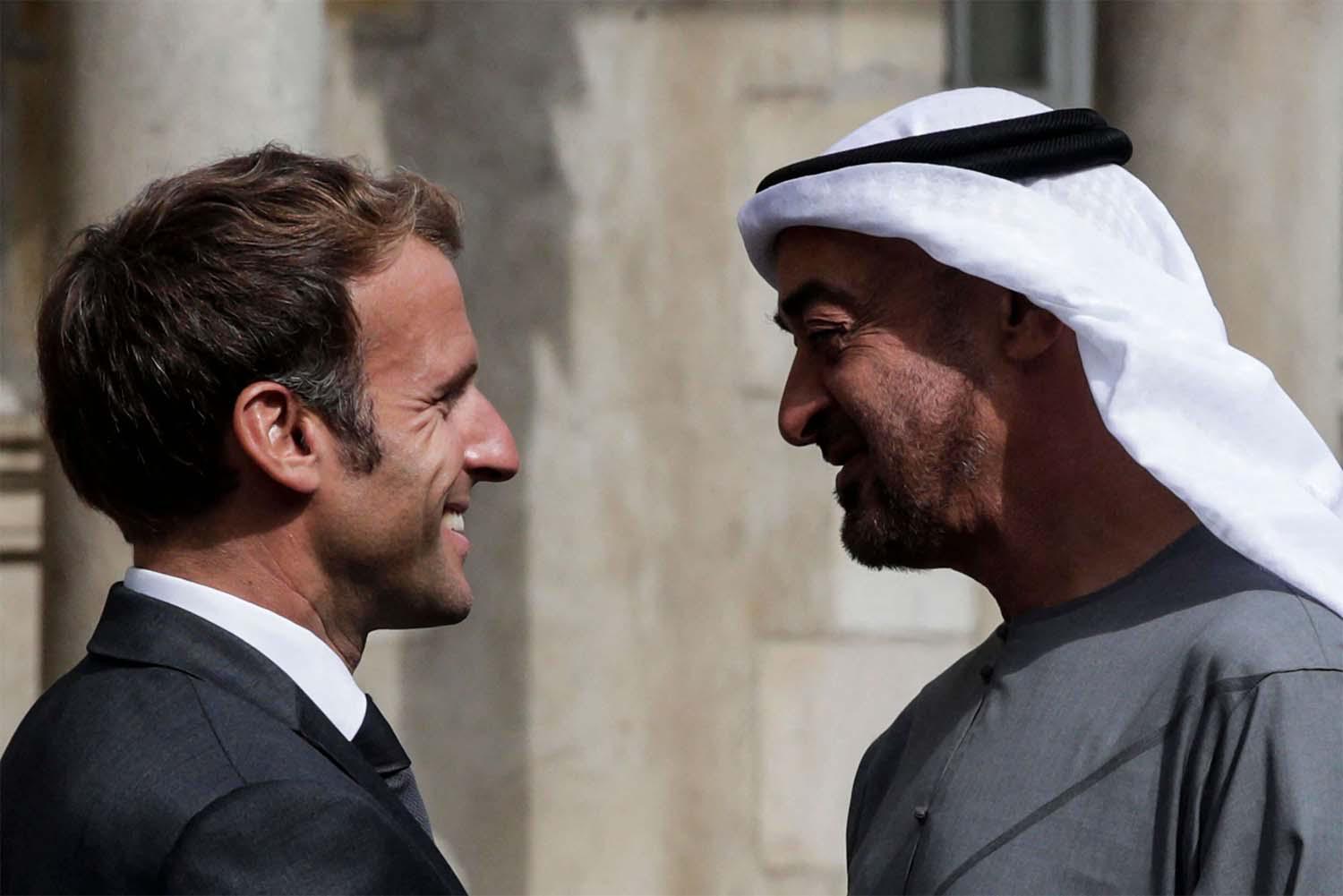 Macron has forged a good relationship with Abu Dhabi Crown Prince 