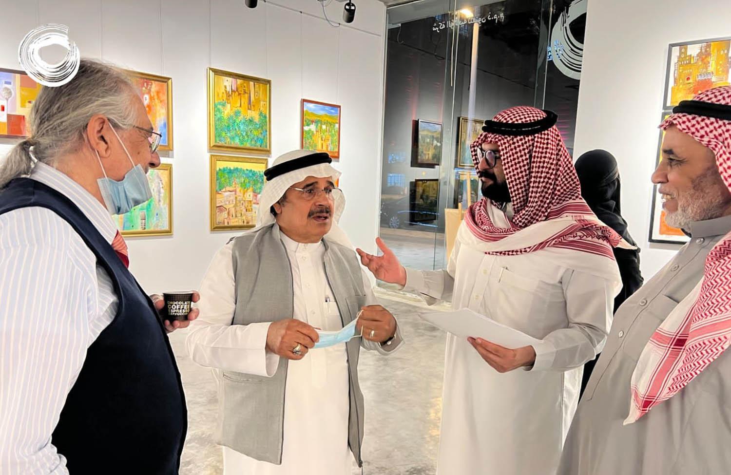 الفنان التشكيلي السعودي سعيد محمد العلاوي