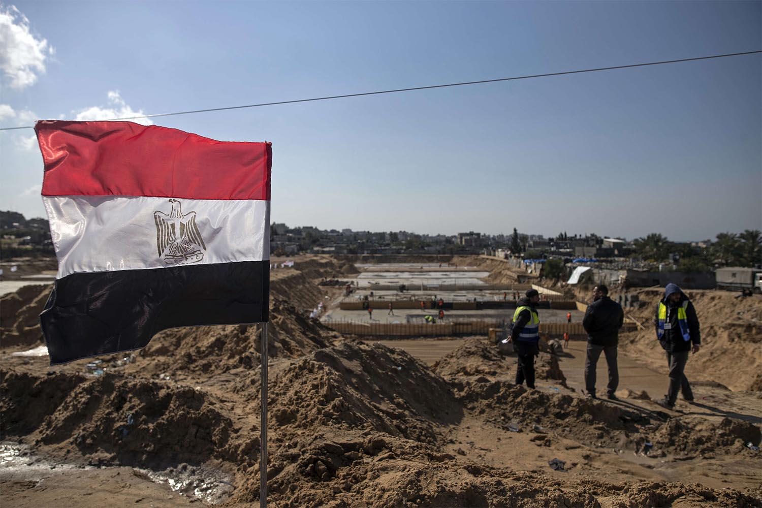 , Egypt pledged $500 million to rebuild the territory and sent work crews to remove rubble