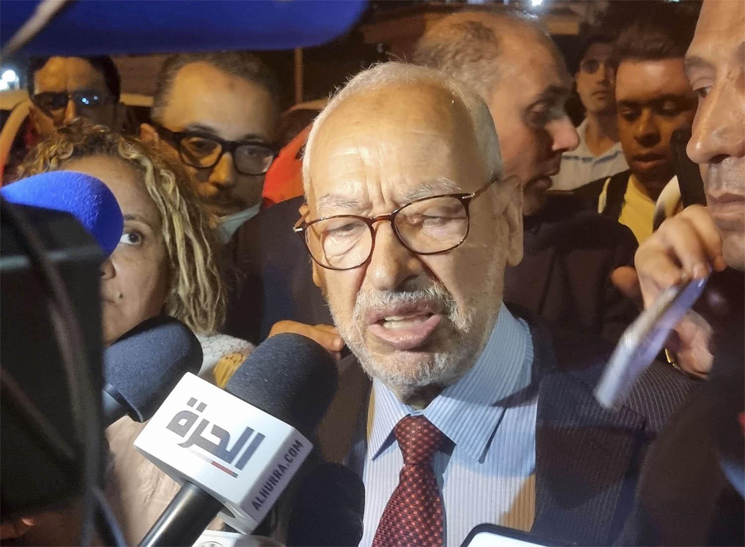 Ghannouchi was among a dozen top party officials whose bank accounts Tunisia’s central bank froze earlier this month