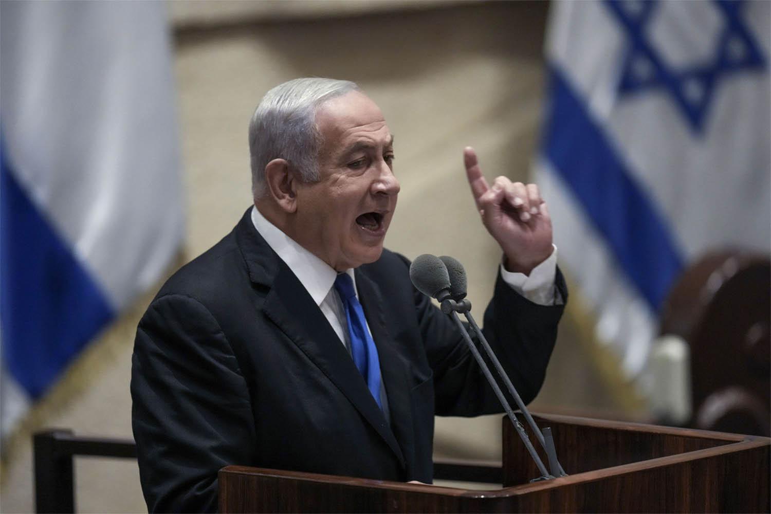 Former Israeli Prime Minister Benjamin Netanyahu 