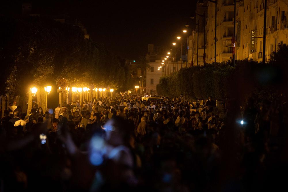 شارع الحبيب بورقيبة بالعاصمة تونس